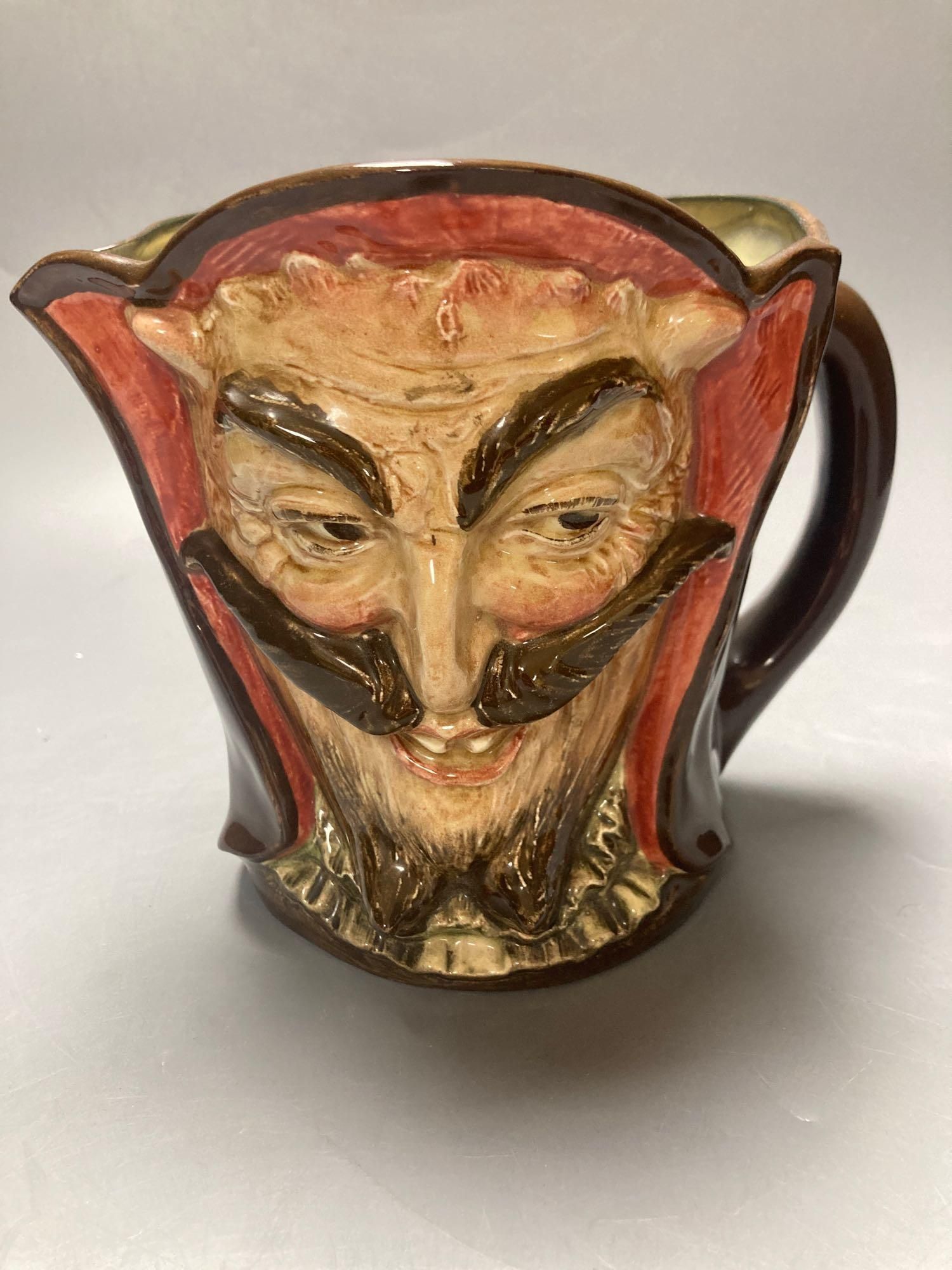 A Royal Doulton Mephistopheles large character jug, 15cm high